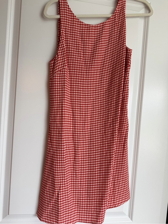 reformation Dresses & Skirts - Reformation Red and White Gingham Mini Dress